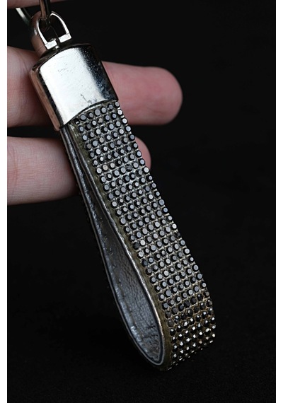 Tasarim Arabam Atike Elif Akin Siyah Swarovski Taşlı Anahtarlık
