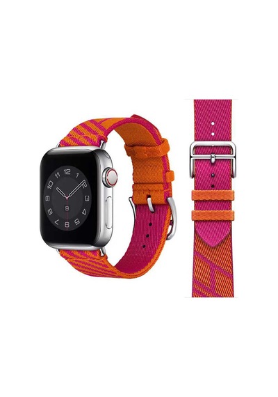 Kilifone -  Apple Uyumlu  Watch  44mm - Kordon Hasır Kordon Krd-51
