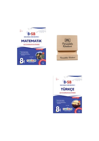 Okyanus Lgs 8. Sınıf Classmate Matematik Ve Türkçe Başlangıç Soru Bankası + Telefon Standı