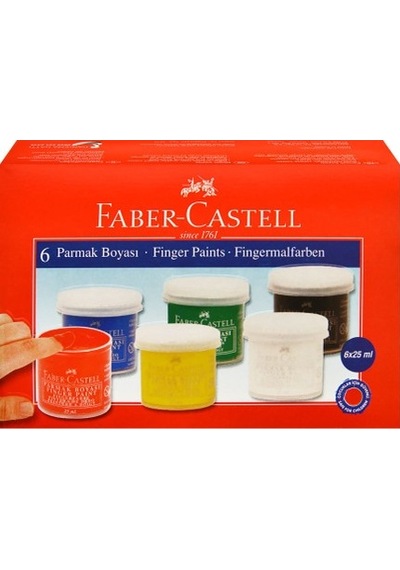 Faber-Castell Parmak Boyası 6lı 6lı