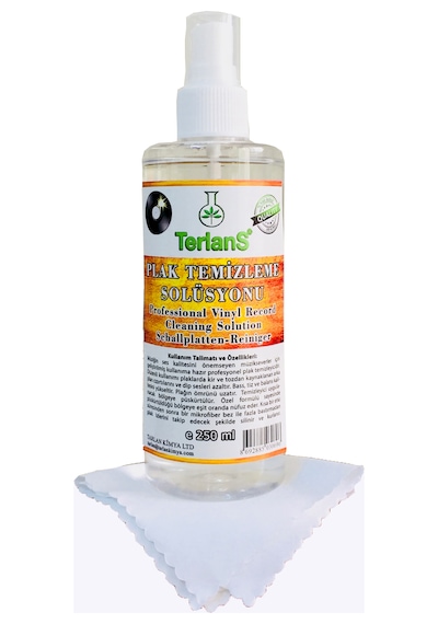 Terlans Plak (Pikap) Temizleyici 250Ml+ Mikrofiber Temizleme Bezi