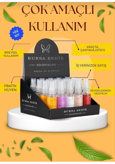 Bursa Şehir Kolonyaları Prusa Ad Olympum Sprey Kolonya Seti 20 Adet 09820593