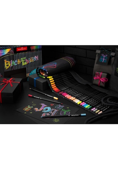 Black Edition Renkli Kalem Rulosu 72 Parça Multicolor