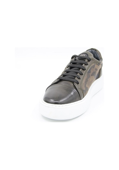 Luciano Bellini E3718 Erkek Casual Ayakkabı - Kamuflaj Desen Haki