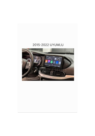 Snp Serisi Fiat Egea 2015-2024 Uyumlu 9 İnç Kablosuz Carplay & Android Auto Multimedya Sistemi 4-64 Gb Hafıza + Geri Görüş Kamerası  9"