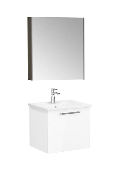 VitrA Root Flat 60 Cm Parlak Beyaz Çekmeceli Banyo Dolabı Takımı Beyaz VitrA Root Flat 60 Cm Parlak Beyaz Çekmeceli Banyo Dolabı Takımı Beyaz