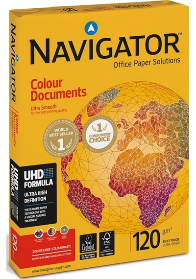 Navigator Gramajlı Kağıt Colour Documents 500 Lü A3 120 Gr Beyaz