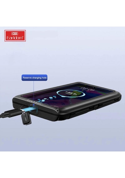 Eh-139 Motosiklet Telefon Tutucu Ayna Tipi Tutucu Su Geçirmez Dok