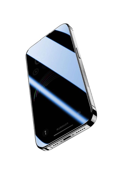 Vendas Apple Uyumlu iPhone 15 Pro Max  Anti-dust Warrior 9d Full Cover Privacy Gizleyen Temperli Cam Ekran Koruyucu