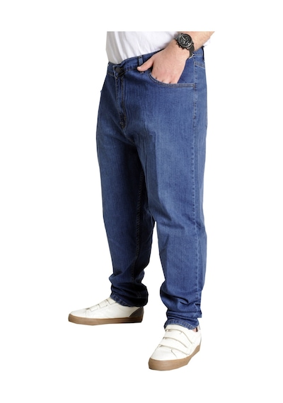 Mode Xl Büyük Beden Erkek Pantolon Kot Klasik Toronto Blue 22936 Mavi 001