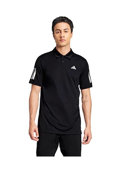 Adidas Club 3str Polo Erkek Tenis Polo Tişört Jg0985 Siyah SIYAH