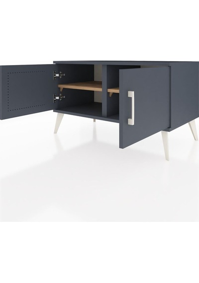 Hyperion Şifonyer 2 Raflı 2 Kapaklı 88x44x48 Antrasit-antrasit/çam Antrasit/çam Hyperion Şifonyer 2 Raflı 2 Kapaklı 88x44x48 Antrasit-antrasit/çam Antrasit/çam