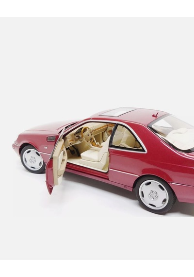 Norev 1:18 1998 Mercedes Benz Cl 600 Coupe C140 Bordo Model Araba