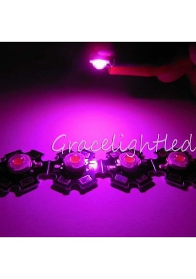 10 Adet 1w Full Spectrumlu Power Led 380-840nm Bitki Yetiştirme