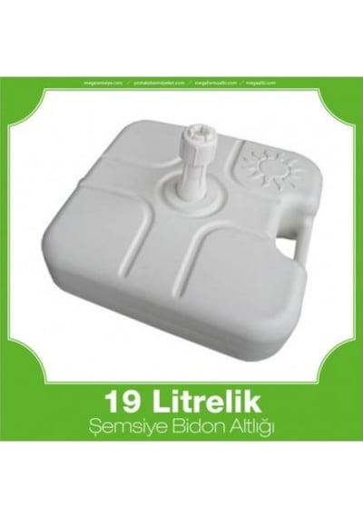 Hsmarket 2 Mt Kalin Gabardin Kumaş Eğilebilir Plaj Şemsiyesi Bidon Dahil (422328269)
