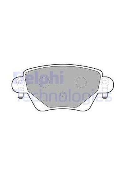 DELPHI LP1682 Fren Balatası Arka Kangoo I 98- / Mondeo III 00-07 / X-Type 01- Küpelı Tıp