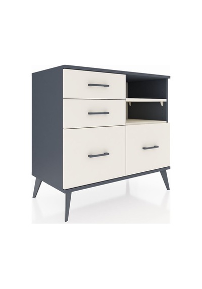 Hyperion Şifonyer 2 Raflı 4 Çekmeceli 88x44x80 Antrasit-aytaşı Aytaşı Hyperion Şifonyer 2 Raflı 4 Çekmeceli 88x44x80 Antrasit-aytaşı Aytaşı