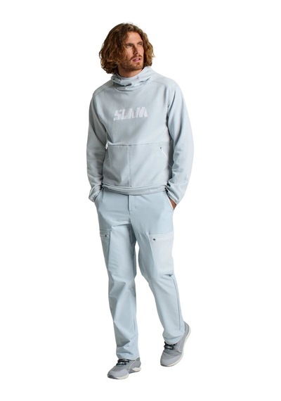 Slam Slam Graphic Hoodie Erkek Sweatshirt W068 Gri