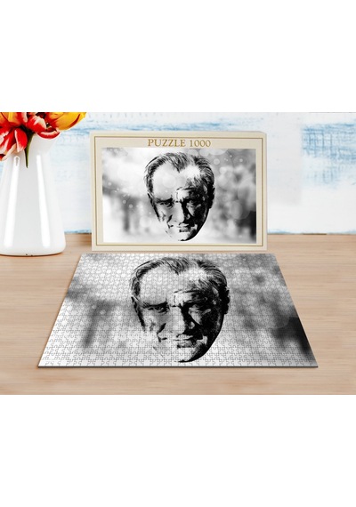 Bk Home Karakalem Atatürk Tasarımlı 1000 Parça Profesyonel Puzzle