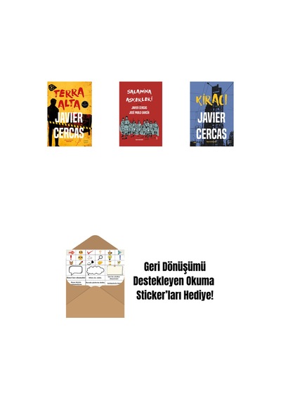 Terra Alta + Salamina Askerleri Çizgi Roman - Ciltli + Kiracı + Okuma Sticker'ları