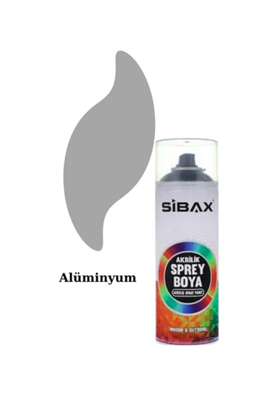 Sibax Akrilik Sprey Boya 400 Ml Parlak Renkli Hızlı Kuruyan Boya Metal, Ahşap, Cam, Plastik, D
