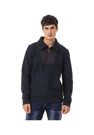 Cipo & Baxx Cl555 Erkek Basic Zip Hoodie 001