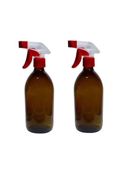 Buççin Online Mağaza 2'li Amber Cam Köpük Sabun Yapıcı Bulaşık,banyo Deterjanı Şişesi Sabunluk 500ml Cam Sarı Çok Renkli