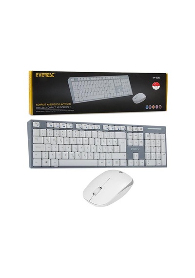 Everest Km-6063 Q Multimedya Kablosuz Klavye - Mouse Set Diğer