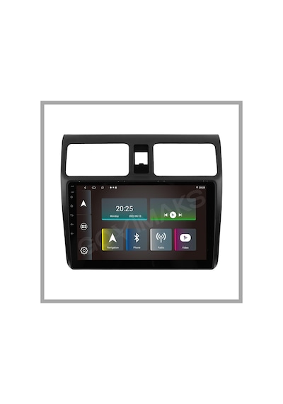 Govimaks Suzukı Swıft 2005-2011 Uyumlu 2 Gb Ram 32 Gb Hafıza Androıd Multımedıa Teyp 9"