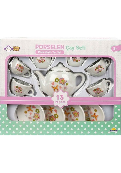 1501 Porselen Çay Seti 13 Parça  -Sunman