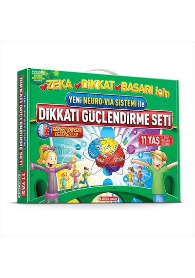 Dikkati Güçlendirme Seti - 5. Sınıf 11 Yaş-neuro-via - Ybve-759021