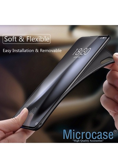 Microcase Meizu 16S Pro Elektrocase Serisi Silikon Kilif - Siyah 380167746