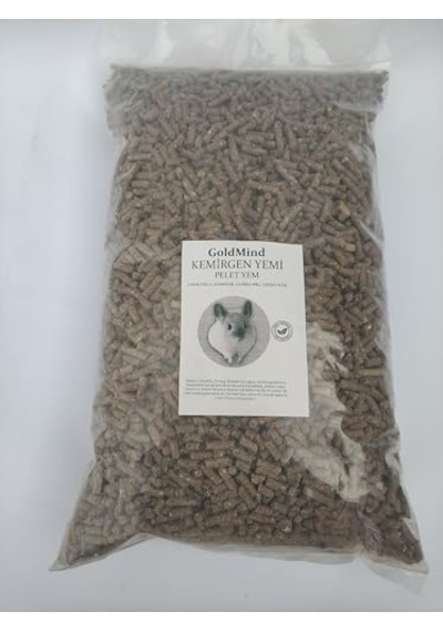 Goldmind Kemirgen Yemi. Cp Pelet Yem Tavşan, Chinchilla, Ginepig Ve Hamster İçin Pelet Yem 1 Kg