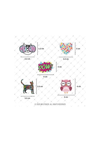 Bdls33 Küçük Boy 10lu Sticker Seti