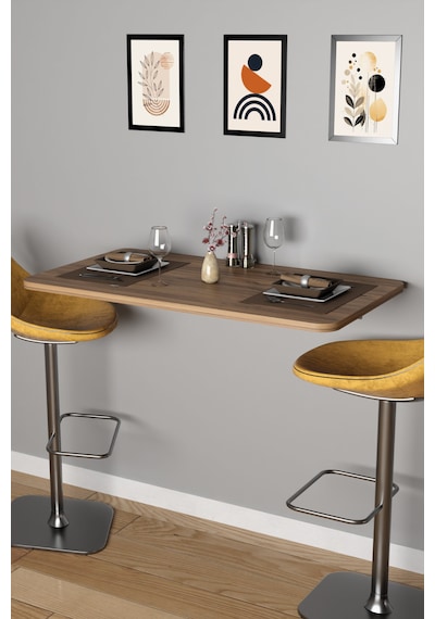 Katlanabilir Duvara Monte Mutfak Masası - 50x90 Cm Yemek Ve Hazırlık Masası Atlantik Çam Katlanabilir Duvara Monte Mutfak Masası - 50x90 Cm Yemek Ve Hazırlık Masası Atlantik Çam
