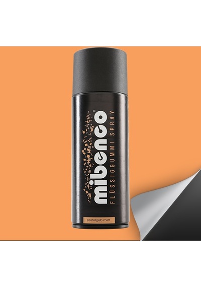 Plasti Dip - Mibenco 400Ml Sprey - Mat Pastel Sarı