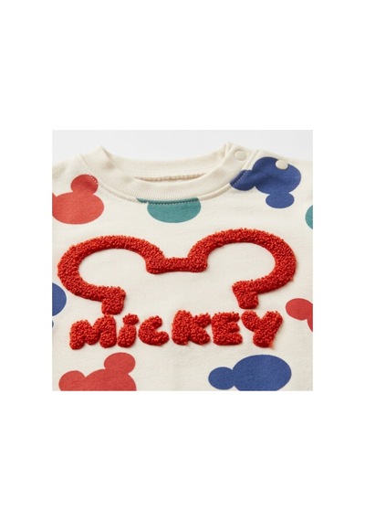 Omeca Concept Mickey Desenli Bebek 2 Li Sweatshirt Eşofman Takımı turuncu