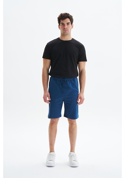 AR-MA Arma Erkek Regular Fit Basic Süprem % 100 Pamuk Yandan Ve Arka Cepli Şort Y29504279302 İndigo