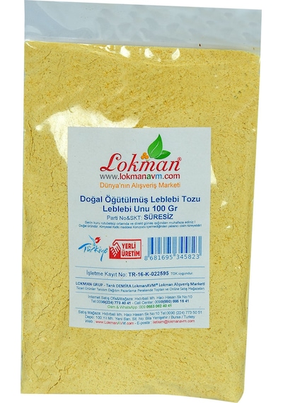 Lokman Doğal Öğütülmüş Leblebi Tozu 100 G
