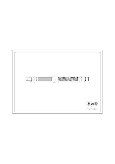 Corteco 19019115 Ön Fren Hortumu Partner 96 Berlıngo 96 Xsara 97 C2 03 438xm10 4806.85-4806.e9-96132230-96132698