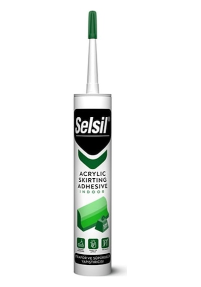 Selsil Strafor Ve Süpürgelik Yapıştırıcı - 500 Gr 0001 Beyaz 0001 Beyaz