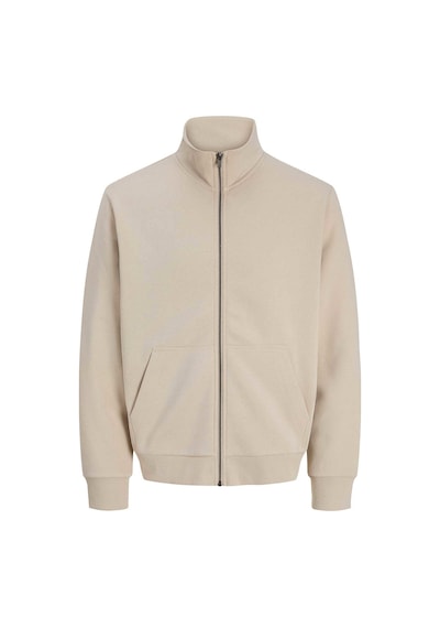 Jack & Jones Jjebradley Sweat Zıp Hn Noos Bej