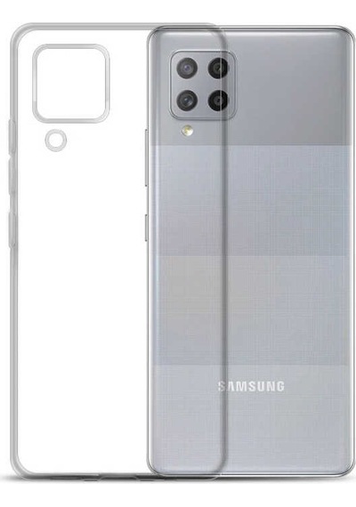 Zore Galaxy Uyumlu M22 Kılıf Süper Silikon Kapak - Renksiz Renksiz
