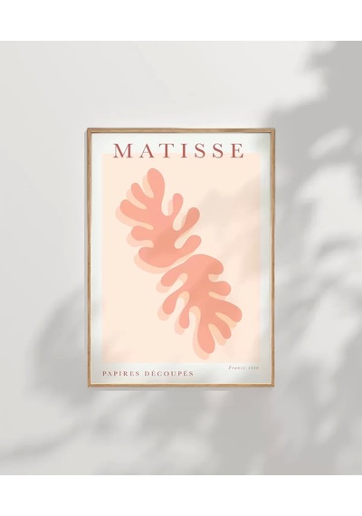 Çerçevesiz Poster Matisse Pembe Bitki