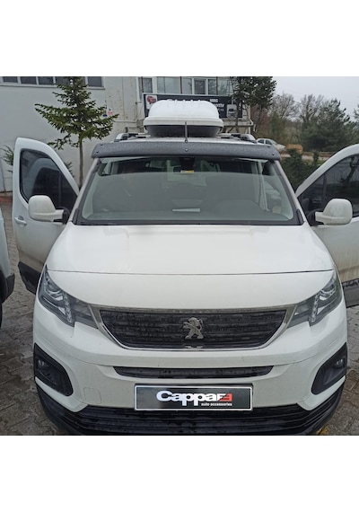 Cappafe Peugeot Rifter Cam Güneşlik Siperlik Şapka Vizör 2019-