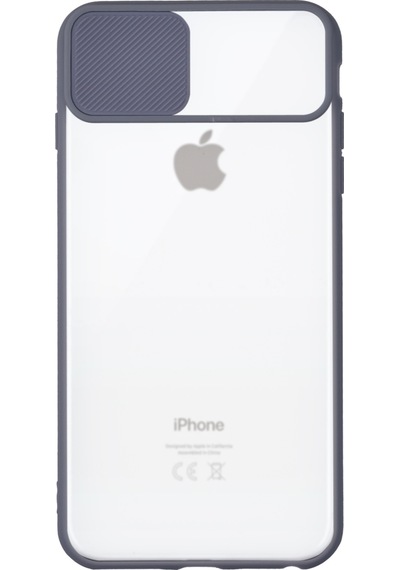 Apple Uyumlu iPhone 6s Plus Kapak Lensi Açılır Kapanır Kamera Korumalı Silikon Kılıf