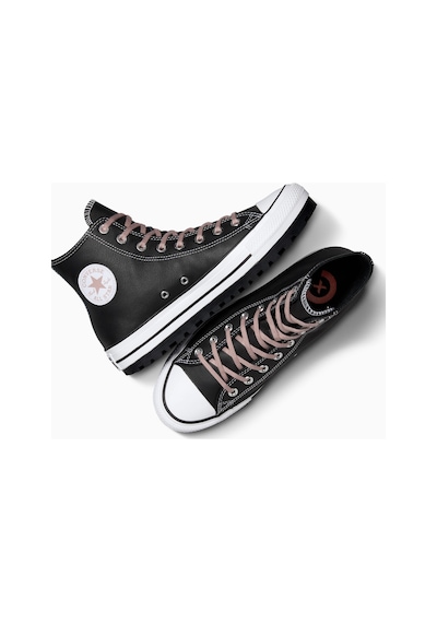 Converse Chuck Taylor All Star City Trek Su Geçirmez Unisex Siyah Deri Bot