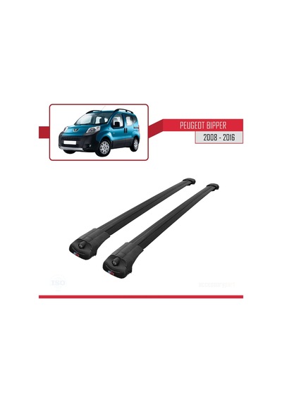 Peugeot Bipper 2008-2016 Arası İle Uyumlu Ace-1 Ara Atkı Tavan Barı Siyah