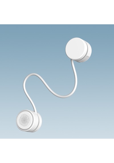 Wiwu Wi-fs014 Twins Neck Taşınabilir Şarjlı Boyun Askılı Fan Beyaz
