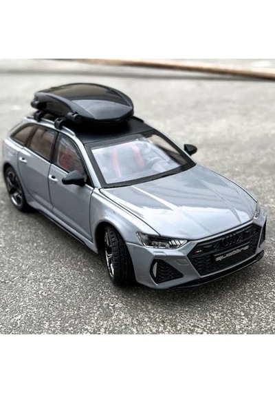 Audi Rs6 Quattro 1:24 Diecast Maket Metal Araba Koleksiyon Nardo Gri
